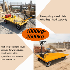 Carrello Elettrico a 4 Ruote <span class=keywords><strong>con</strong></span> <span class=keywords><strong>Sedile</strong></span> Girevole Avanti/Indietro, per Magazzino e Costruzioni, Trasporto Carichi Pesanti - Product Image 6