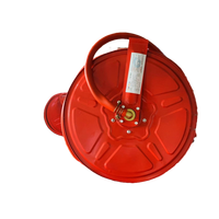 Enrouleurs automatiques de tuyaux d'incendie en acier rouge à commande facile pour équipements et accessoires de lutte contre l'incendie