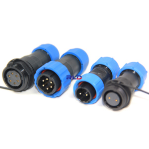 Connecteurs <span class=keywords><strong>étanche</strong></span>s <span class=keywords><strong>12</strong></span> <span class=keywords><strong>volts</strong></span> mâle femelle 6 9 broches - Product Image 2