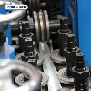 JOPAR निर्माता स्टेनलेस स्टील वर्ग पाइप बनाने की मशीन/स्टील के दौर ट्यूब चक्की मशीन