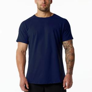 Camiseta Deportiva de Verano para Hombre, 95% Algodón, 5% Elastano, Corte Recto, para Entrenamiento, Gimnasio, Fitness - Product Image 3