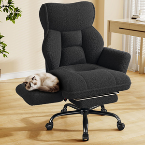 CA <strong>Cross</strong> Computer Desk <strong>Chair</strong> Brown Ergonomic <strong>Cross</strong> <strong>Legged</strong> Office <strong>Chair</strong> with Foot Rest Big and Tall Executive <strong>Chair</strong> for Gaming - Product Image 1
