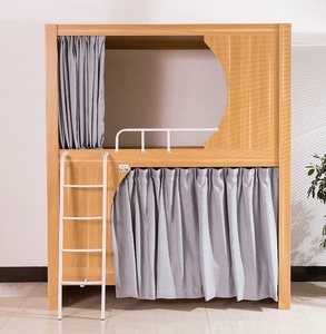 Школьная мебель для детей, спальня, товар, чердак, деревянная Коммерческая двухъярусная кровать с лестницей, детское маленькое пространство - Product Image 3