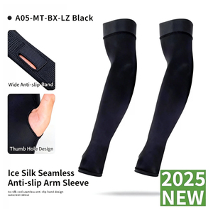 Ademend op maat gemaakt sport-icesilk textiel UV-zonbescherming verkoelende compressie armbrace cover lange mouwen oversleeve - Product Image 6