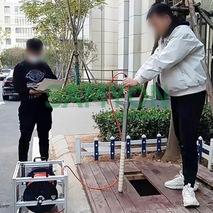 Instrumentos y equipos de prueba de alta precisión 100M Profundidad de prueba SAMYON Probador de espesor de sedimentos Plata electrónica WIFI OEM <span class=keywords><strong>STT</strong></span> - Product Image 6