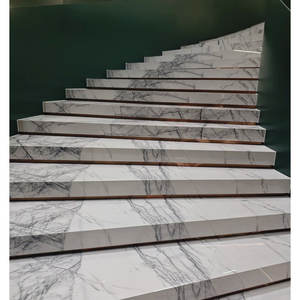 Carreaux de sol en marbre blanc Blossom à veines grises, design moderne, poli et affiné, pour intérieur, marbre de Turquie, <span class=keywords><strong>60x60</strong></span> - Product Image 3