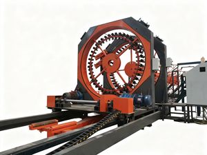 Volledig automatische stalen palenkooi-rolmachine, motor aangedreven draadgaaslasser, bouwmachines - Product Image 5