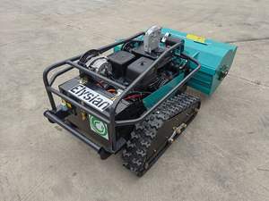 Cortacésped de giro cero autopropulsado de grado industrial de 1800W, Control remoto inalámbrico, función de 4 tiempos para cortar césped, deshierbe de 24V - Product Image 6