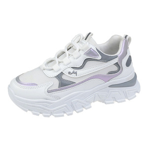 Nouvelles chaussures décontractées de sport respirantes pour femmes, tendance printemps-été, petites chaussures blanches - Product Image 3