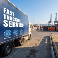 Agent de transport de fret routier FBA Pologne Gdynia Transport de marchandises Dédouanement Porte à Porte Logistique DDP
