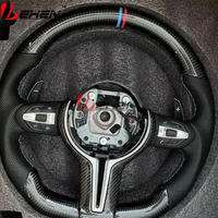 Volant de direction en fibre de carbone M Sports pour BMW E90 E60 E46 E81 E82 E87 E88 E89 E91 E92 E93 E61 E84 E70 E71 E92 E93 M3M5X5MX6M