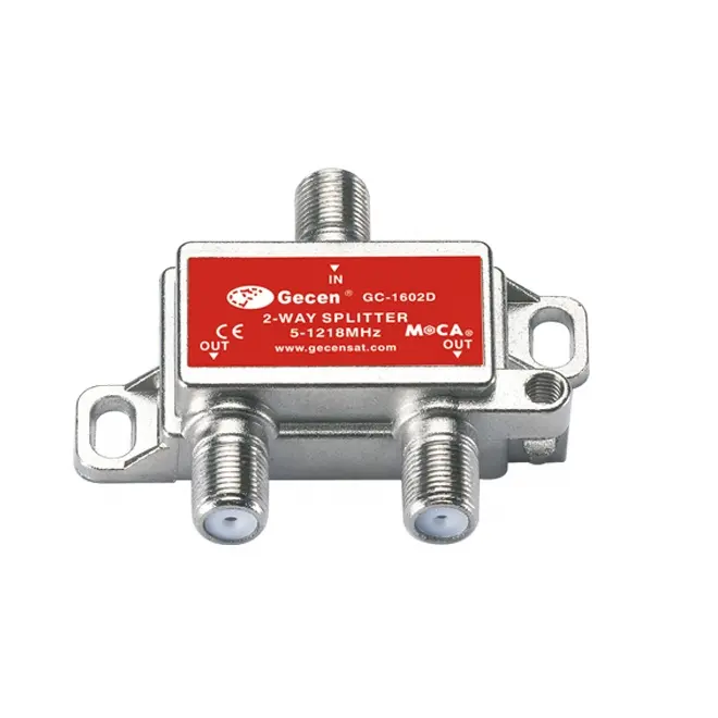 DOCSIS 3.1 4dB 5-1218Mhz CATV Splitter RF 2 Divisor de Maneira