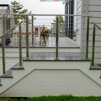EKOO METAL Offres Spéciales Garde-corps en câble en acier inoxydable à montage en surface pour escaliers