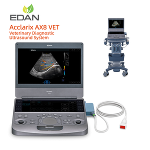 Appareil d'échographie vétérinaire portable EDAN Acclarix AX8 VET, sondes convexes, linéaires et à réseau phasé pour animaux de petite et grande taille - Product Image 6