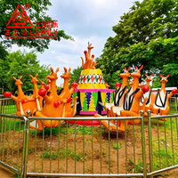 Manège Kangourou Personnalisable : Balançoire à Sensations Fortes en Fibre de Verre et Acier pour Parcs d'Attractions Intérieurs – Machine à Rebondir Commerciale