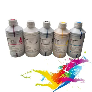 Acetek dtf打印机紫外油墨制造5升dtf纺织油墨1000毫升/xp600 L1800 P600 P800头原装dtf油墨