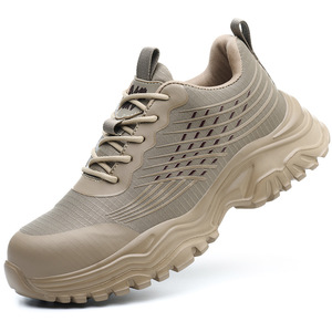 Chaussures de sécurité d'hiver pour hommes et femmes, à lacets, antidérapantes, en maille, basses, légères, respirantes, décontractées, pour le travail - Product Image 6
