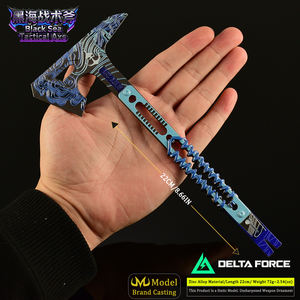 डेल्टा बल खेल परिधीय हथियार मॉडल काले समुद्र सामरिक कुल्हाड़ी 22 सेमी लड़के उपहार के प्रोप संग्रह गहने तलवार - Product Image 4