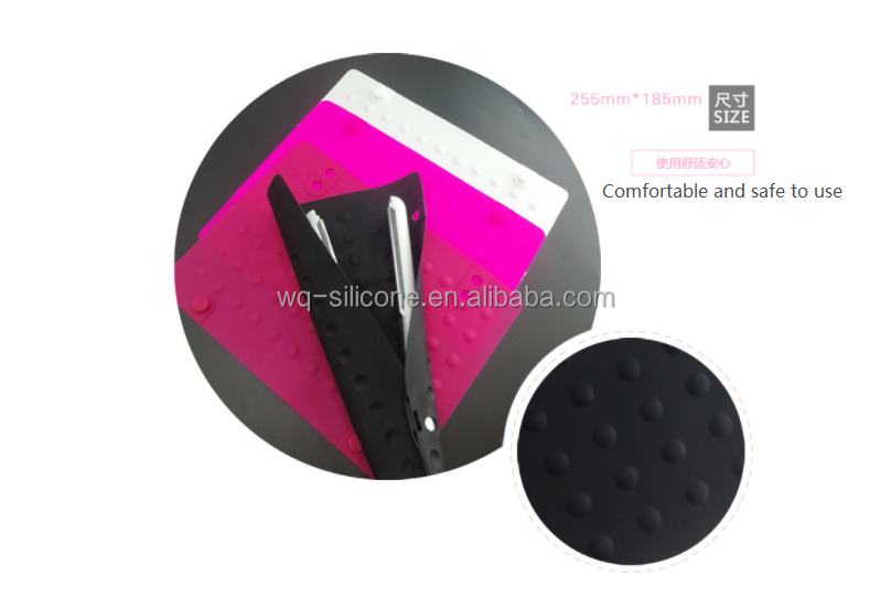 Silicone Heat Resistant Mat Anti-heat Mat For Hair Straightener Curling Iron Hair Styling Adapter Straightener Tool