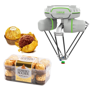 Robot Delta Automático de 4 Ejes para Recoger y Colocar, Clasificación para Chocolate <span class=keywords><strong>Ferrero</strong></span> Rocher, <span class=keywords><strong>Precio</strong></span> de Fábrica - Product Image 1