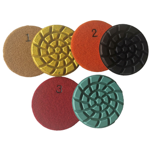 Mài Mòn Hiệu Quả Cao Nhà Máy Giá Thông Tư Đầy Màu Sắc Resin Bond Gốm Tầng Terrazzo Mài Đá Cẩm Thạch Đánh Bóng Pads - Product Image 3