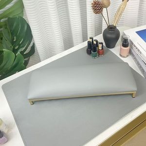 Leather Nail <b>Art</b> Hand Pillow <b>Set</b>, High-End Dirt Stain Resistant Manicure Table Cushion for Nail Salon - Product Image 2