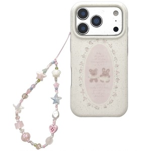 เคสลายดอกไม้รูปหมีกระต่ายสองชั้น Sweet Splash สำหรับ iPhone 17 Pro Max 16 15 14 สำหรับสาวๆ - Product Image 2