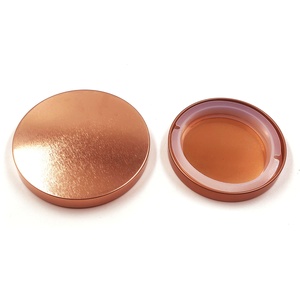 Couvercle de bougie en fer blanc rose doré 75MM 85MM, couvercle supérieur de luxe en métal pour pot à bougie, pour la décoration intérieure et la fabrication de bougies - Product Image 1