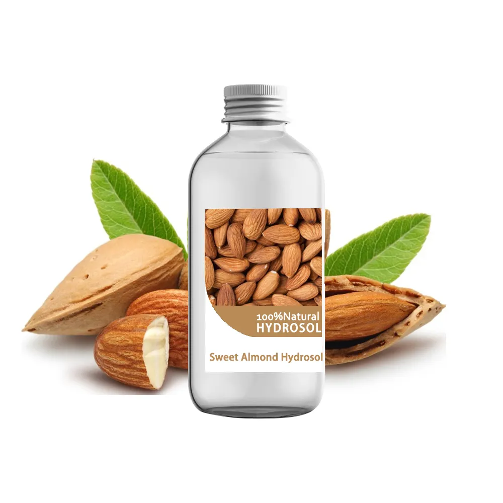 Manufacturer supply Cosmetic Grade Sweet Almond Hydrosol for Skin Care