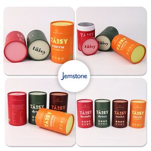 ซัพพลายเออร์ผู้เชี่ยวชาญจัดส่งอย่างรวดเร็วหลอดกระดาษบรรจุภัณฑ์พิมพ์สีแบบกําหนดเองพร้อมฝาปิด - Product Image 6