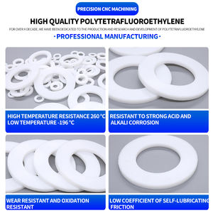 Rondella in <span class=keywords><strong>PTFE</strong></span> nera ad alto Percisison CNC Truning - Product Image 5