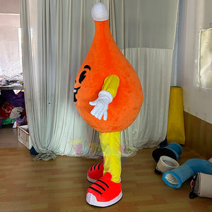 Vibrante Disfraz <span class=keywords><strong>de</strong></span> Mascota <span class=keywords><strong>de</strong></span> Baqueta Naranja Ideal para Fiestas <span class=keywords><strong>de</strong></span> Personajes <span class=keywords><strong>de</strong></span> Dibujos Animados y Eventos Festivos - Product Image 4