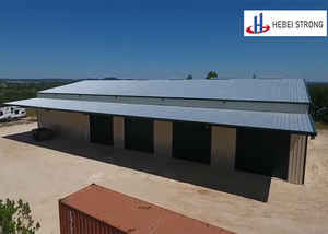 Grande structure de hangar d'entrepôt de conception de hangar de fabrication de maison de cadre en métal - Product Image 4