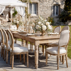 طاولة خشبية خارجية عالية الجودة، طاولة طعام خشبية مخصصة، أثاث طاولة - Product Image 3