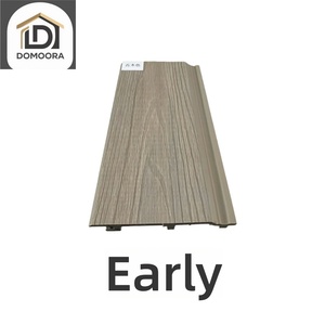 Revestimiento de Pared Exterior Ignífugo de WPC, Paneles Acordonados de Madera Plástica de Bajo Mantenimiento para Fachadas de Edificios Escolares - Product Image 1