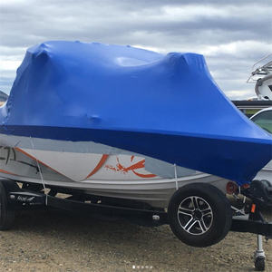 <span class=keywords><strong>Film</strong></span> d'emballage rétractable en PE co-extrudé à 5 couches - Protection UV, résistant à l'humidité, avec logo personnalisé pour bateaux et machines lourdes - Product Image 1