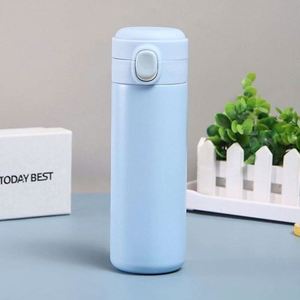 Stainless Steel Vacuum Tumbler Double Wall Insulated Travel Bottle White Minimalist Design With <b>Gift</b> <b>Box</b> - Product Image 3