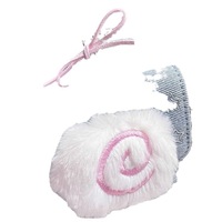 Porte-clés en peluche en forme de poisson mignon, breloque de sac créative en forme de poupée rose, pendentif adorable pour album de cartes, sac à dos, étudiantes