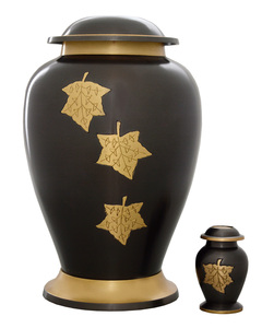 Hand Engraved Leafs with Black Nickel Finish - CRU-1062 - Product Image 1