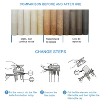 Nouvelle cartouche filtrante en polypropylène pour sédiments d'eau industrielle 10 pouces 1 micron, haute efficacité, blanche, pour réservoir sous pression