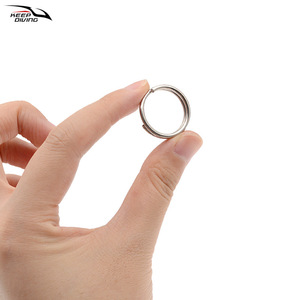Connecteurs de pêche en eau salée en acier inoxydable, diamètre 6 mm, longueur 40 mm, pour accessoires de montage de leurres de pêche à la traîne - Product Image 2