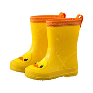 Vente en gros <span class=keywords><strong>de</strong></span> <span class=keywords><strong>bottes</strong></span> <span class=keywords><strong>de</strong></span> <span class=keywords><strong>pluie</strong></span> pour enfants avec dessin animé mignon garçons et filles semelle souple antidérapante légère conception étanche - Product Image 4