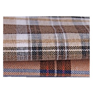 Couverture de table en polyester, tissu à carreaux, style lin, couverture de canapé, tissu à carreaux, 1 pièce, 100% - Product Image 1