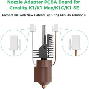 Placa adaptadora de boquilla Creality K1 V13, módulo de conexión PCB negro para Hotend de impresora 3D - Product Image 3