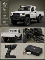 Voiture RC tout-terrain 4x4 à l'échelle 1/16 - Véhicule d'escalade télécommandé 2,4G avec chargeur USB