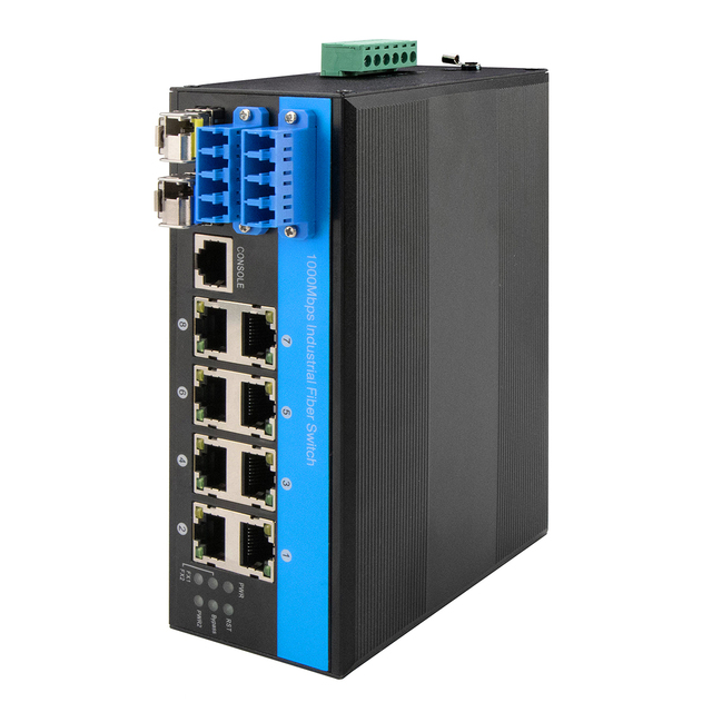 100M/1000M/2500M SFP Fiber Layer 2 Layer 3 Managed 8 Port PoE Fiber Optical Bypass Switch