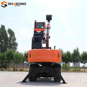 รถขุดขนาดเล็ก SHANDING ราคาประหยัด รุ่นใหม่ พร้อมระบบไฮดรอลิก ควบคุมด้วยมอเตอร์ PLC ขนาดเล็ก น้ำหนักเบา เหมาะสำหรับงานเกษตร ผลิตในจีน - Product Image 4