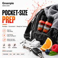 Greenpie OEM Marque Privée Saveur Agrumes et Baies Prêt à Boire Complément Liquide Sportif Pré-Entraînement Shot Énergétique