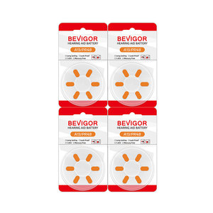 Pile primaire au zinc haute performance A13/PR48 pour aides <span class=keywords><strong>auditives</strong></span> et lampes de poche – Pack promotionnel de <span class=keywords><strong>10</strong></span> - Product Image 1