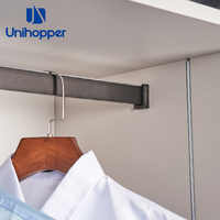 Accessoires de quincaillerie pour meubles : Tringle de suspension murale pour penderie